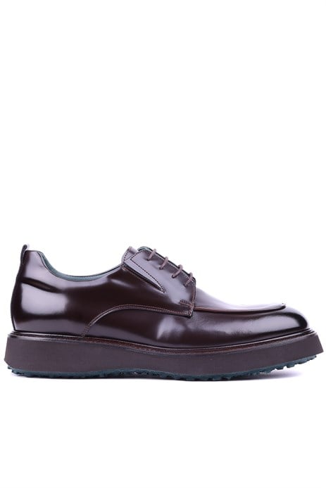 Shoetyle - Hakiki Deri Kahverengi Günlük Erkek Ayakkabı - 250-760-02