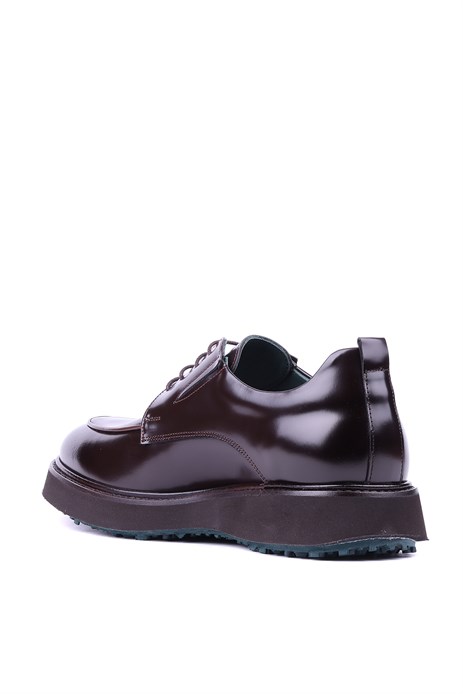 Shoetyle - Hakiki Deri Kahverengi Günlük Erkek Ayakkabı - 250-760-02