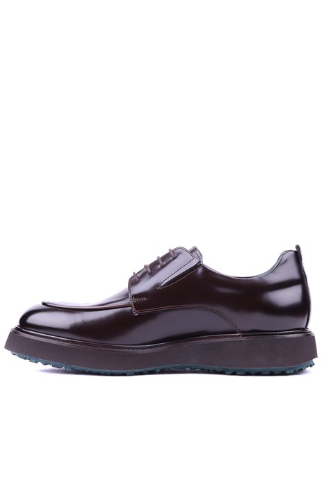 Shoetyle - Hakiki Deri Kahverengi Günlük Erkek Ayakkabı - 250-760-02
