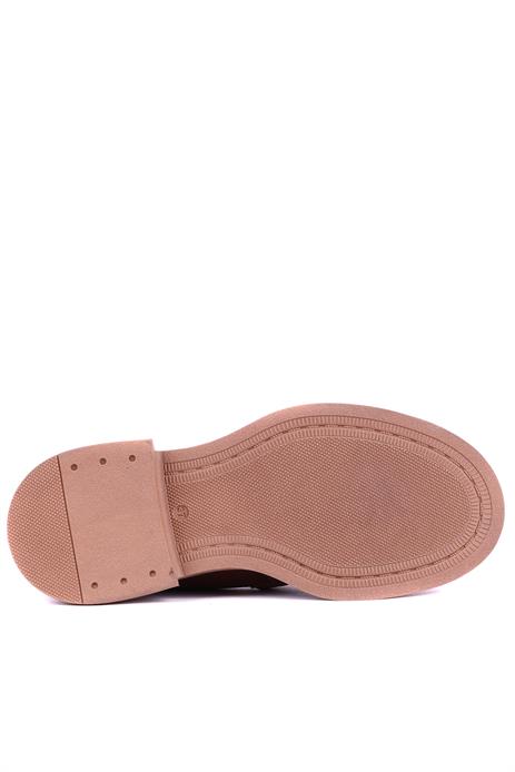 Shoetyle - Hakiki Deri Taba Rengi Kadın Loafer - 25101905