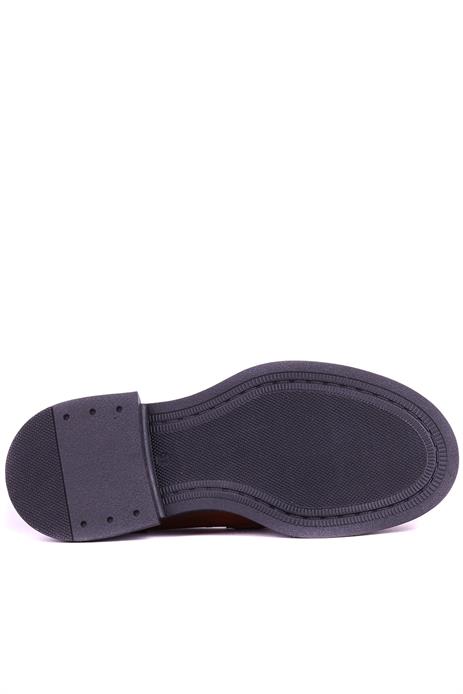Shoetyle - Hakiki Deri Turuncu Renk Kadın Loafer - 25101905