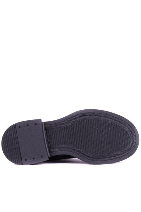 Shoetyle - Hakiki Deri Siyah Rugan Kadın Deri Bot - 25101950