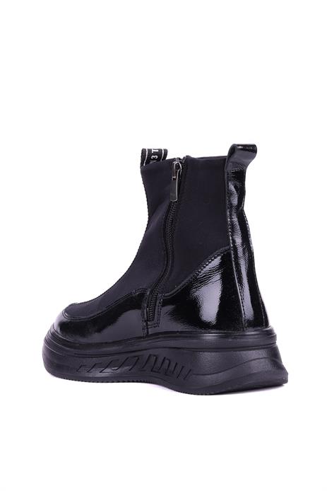 Shoetyle - Hakiki Deri Siyah Renk Kadın Bot - 25102250