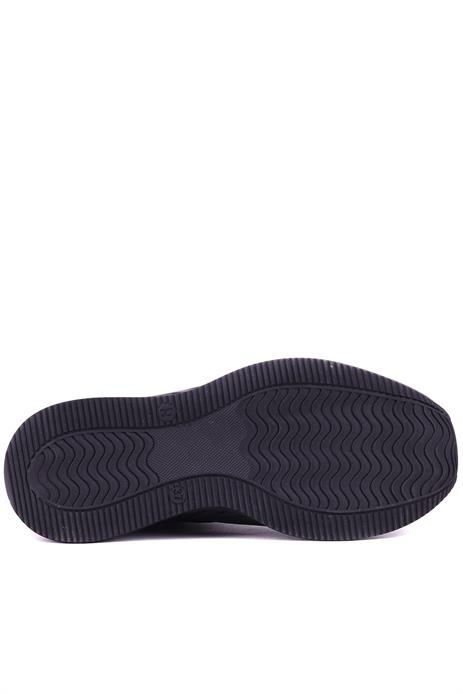 Shoetyle - Hakiki Deri Siyah Rugan Kadın Yarım  Bot - 25102253