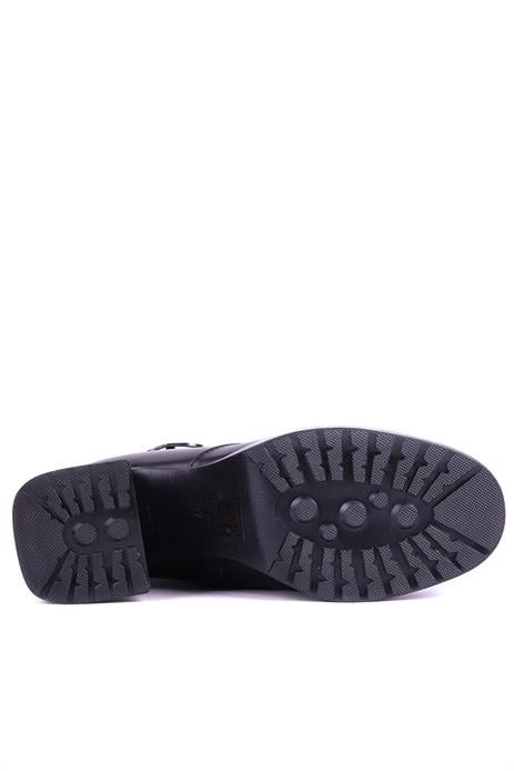 Shoetyle - Hakiki Deri Siyah Renk Topuklu Kadın Bot - 25102452