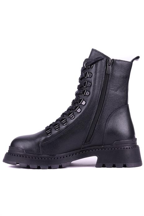 Shoeyle - Hakiki Deri Siyah Renk Kadın Postal Bot - 25104952