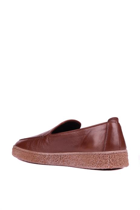 Shoetyle - Kahverengi Hakiki Deri Erkek Günlük Ayakkabı 666-1099
