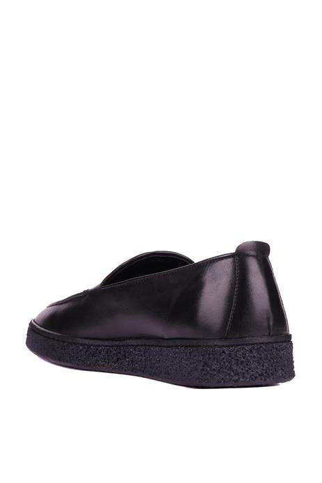 Shoetyle - Siyah Hakiki Deri Erkek Günlük Ayakkabı 666-1099
