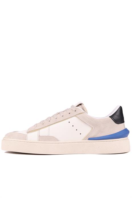 Shoetyle - Bej Süet, Beyaz Deri Bağcıklı Erkek Sneaker 666-23