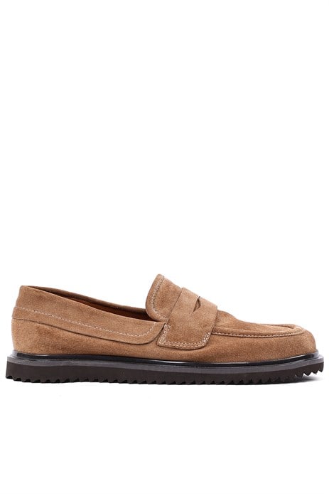 Shoetyle - Taba Süet Bağcıksız Erkek Günlük Ayakkabı 666-5914666-5914