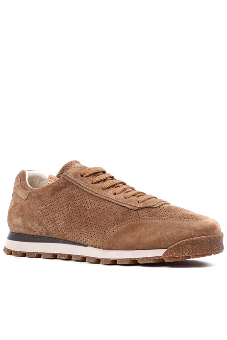 Shoetyle - Taba Süet Bağcıklı Erkek Günlük Ayakkabı 666-sh-0212