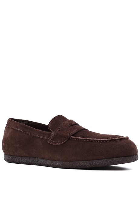 Shoetyle - Kahverengi Süet Erkek Günlük Ayakkabı 666-sh-2812