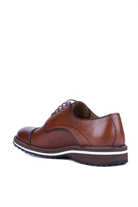 Fosco - Taba Hakiki Deri Erkek Günlük Ayakkabı 9040 - 6951