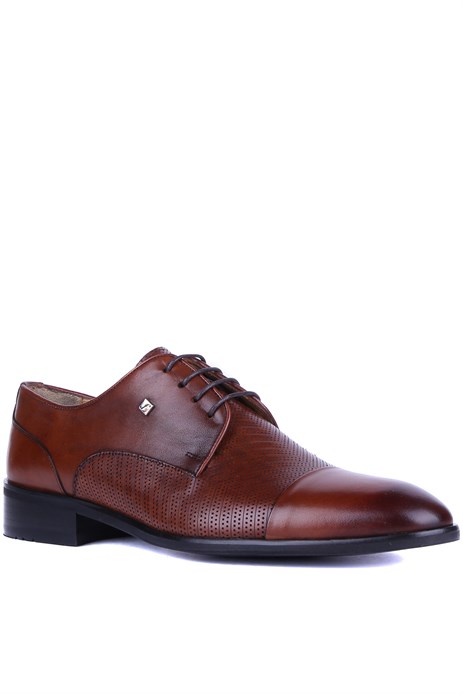 Fosco - Taba Hakiki Deri Erkek Klasik Ayakkabı 9511 - 6952