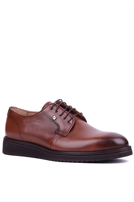 Fosco - Hakiki Deri Taba Rengi Günlük Erkek Ayakkabı - 2980 