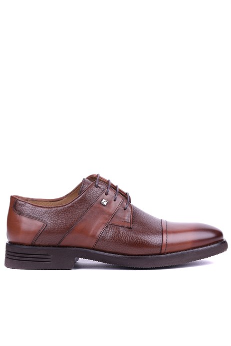 Fosco - Hakiki Deri Taba Rengi Klasik Erkek Ayakkabı - 3258 