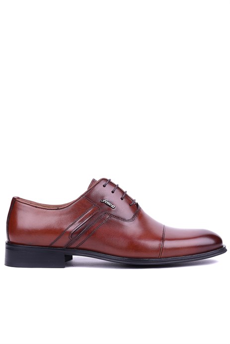 Fosco - Hakiki Deri Taba Rengi Klasik Erkek Ayakkabı - 1539 