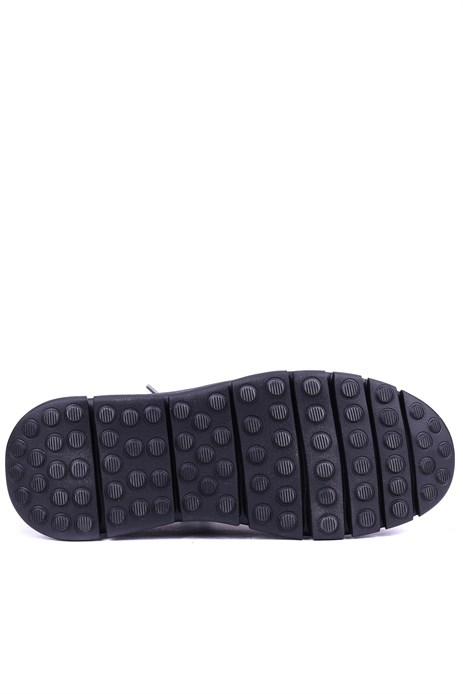 Guja - Hakiki Deri - Tekstil Air Taban Siyah Renk Erkek Sneaker - 900-563