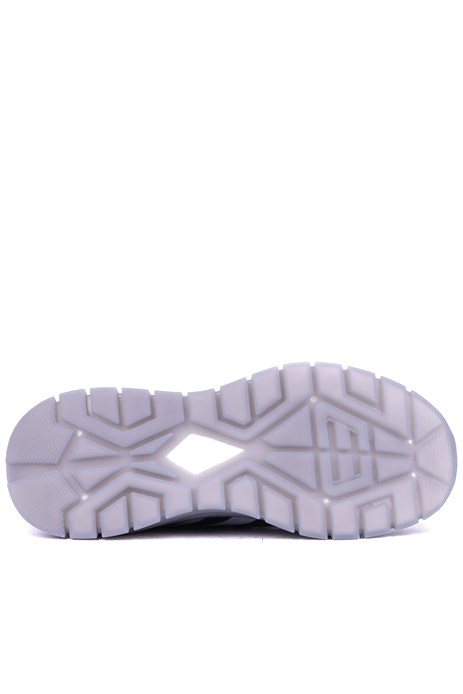 Guja - Hakiki Deri - Tekstil Gri Renk Erkek Sneaker - 900-519