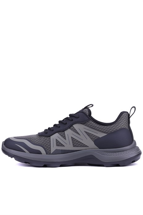Guja - Hakiki Deri - Tekstil Yeşil Renk Erkek Sneaker - 900-526 