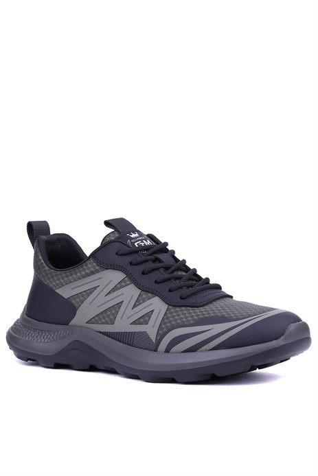 Guja - Hakiki Deri - Tekstil Yeşil Renk Erkek Sneaker - 900-526 