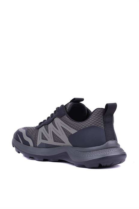 Guja - Hakiki Deri - Tekstil Yeşil Renk Erkek Sneaker - 900-526 