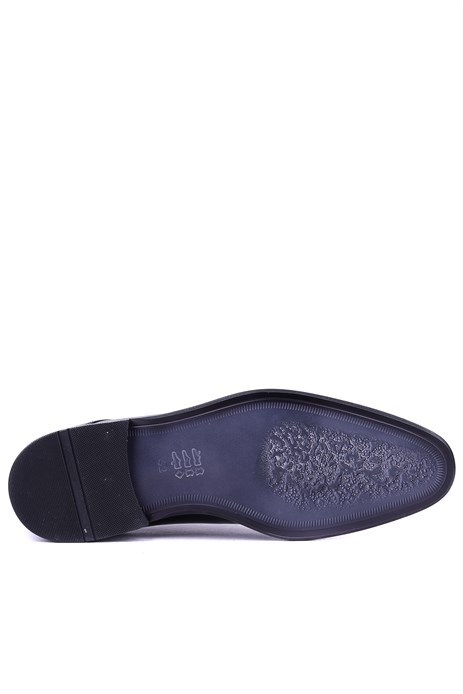 Shoetle - Hakiki Rugan Deri Lacivert Renk Klasik Erkek Ayakkabı - 900-4804
