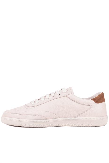 Shoetyle -  Bej Rengi Hakiki Deri Bağcıklı Erkek Günlük Ayakkabı 666-1098