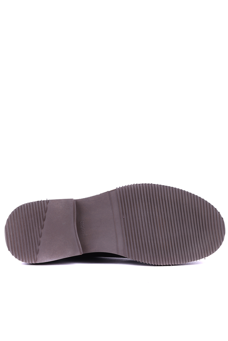 Shoetyle - Hakiki Deri Kahverengi Kısa Erkek Bot - 666-58-04