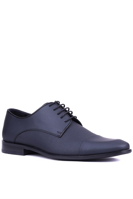 Shoetyle - Hakiki Deri Siyah Renk Erkek Klasik Ayakkabı - 900-2474