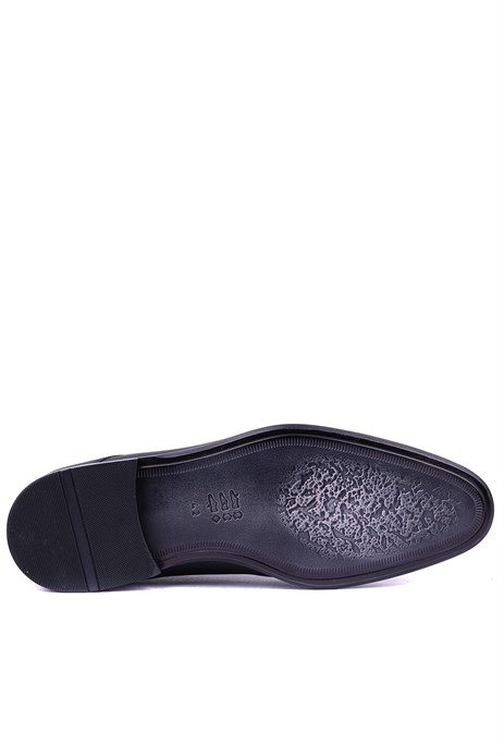 Shoetyle - Hakiki Deri Siyah Renk Erkek Klasik Ayakkabı - 900-2474
