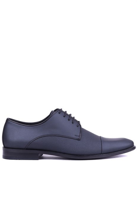 Shoetyle - Hakiki Deri Siyah Renk Erkek Klasik Ayakkabı - 900-2474