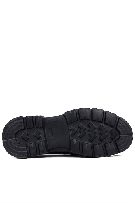 Shoetyle - Hakiki Deri Siyah Renk Günlük Erkek Ayakkabı - 250-132470
