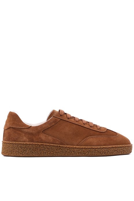 Shoetyle - Hakiki Deri Taba Rengi Erkek Sneaker - 666-1094 