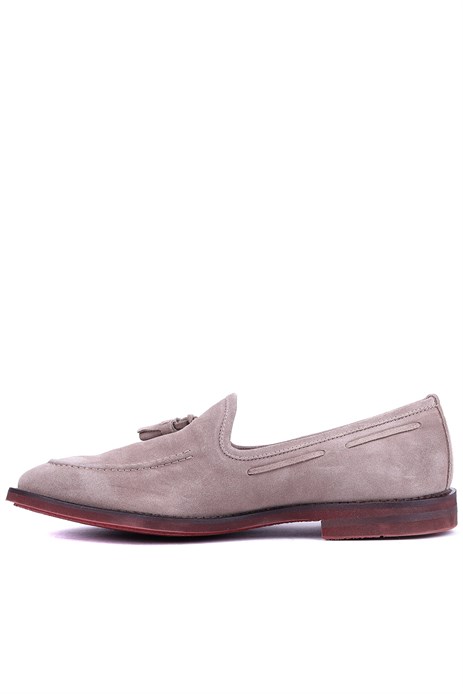 Shoetyle - Hakiki Deri Vizon Rengi Erkek Loafer - 900-4792