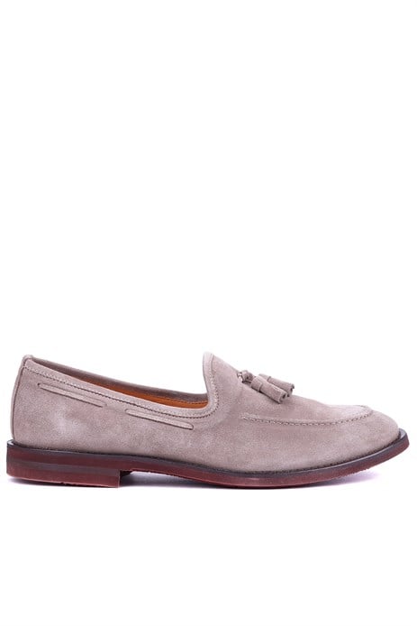 Shoetyle - Hakiki Deri Vizon Rengi Erkek Loafer - 900-4792