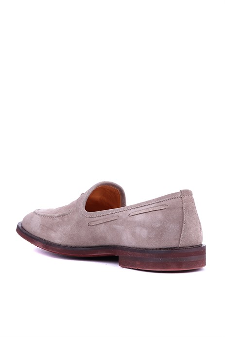 Shoetyle - Hakiki Deri Vizon Rengi Erkek Loafer - 900-4792