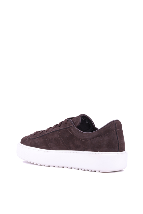 Shoetyle - Hakiki Nubuk Deri Kahverengi Erkek Sneaker - 666-01-0346