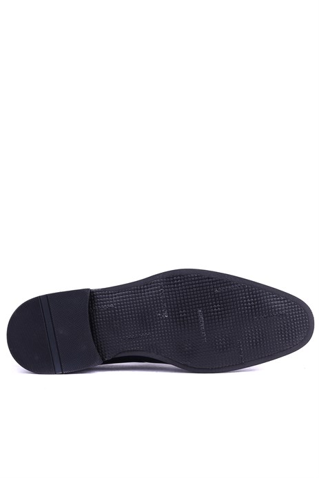 Shoetyle - Hakiki Rugan Deri Lacivert Renk Erkek Klasik Ayakkabı - 900-4702
