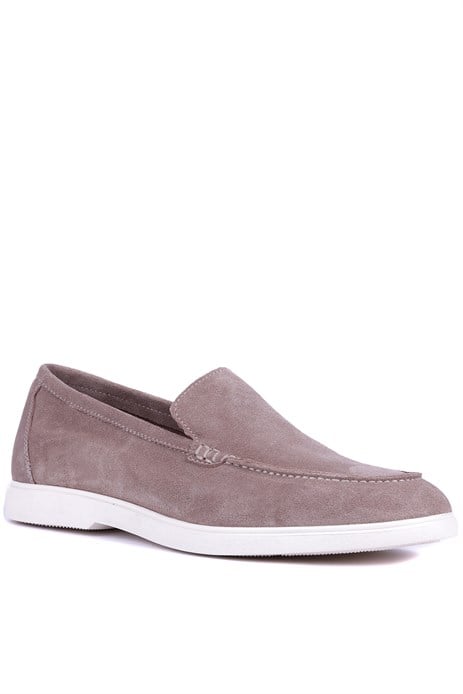 Shoetyle - Hakiki Süet Deri Bej Rengi Erkek Loafer - 115-K664