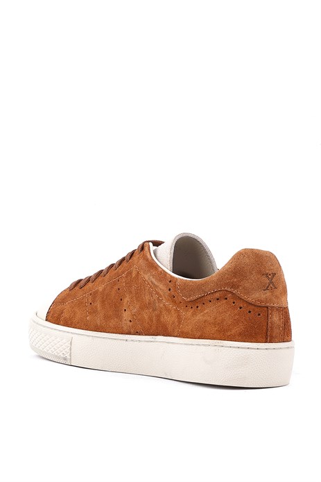 Shoetyle - Hakiki Süet Deri Taba Rengi Erkek Günlük Ayakkabı - 666-03-80