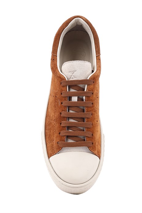 Shoetyle - Hakiki Süet Deri Taba Rengi Erkek Günlük Ayakkabı - 666-03-80