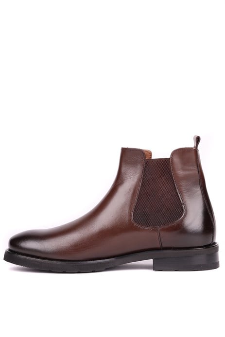 Shoetyle - Kahverengi Deri Erkek Chelsea Bot 250-201