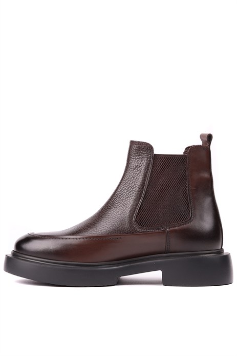 Shoetyle - Kahverengi Deri Erkek Chelsea Bot 250-1016-01