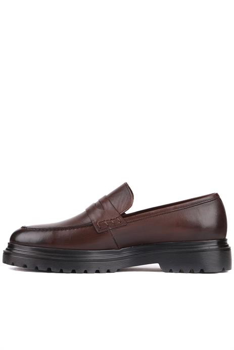 Shoetyle - Kahverengi Deri Erkek Klasik Ayakkabı 250-2371