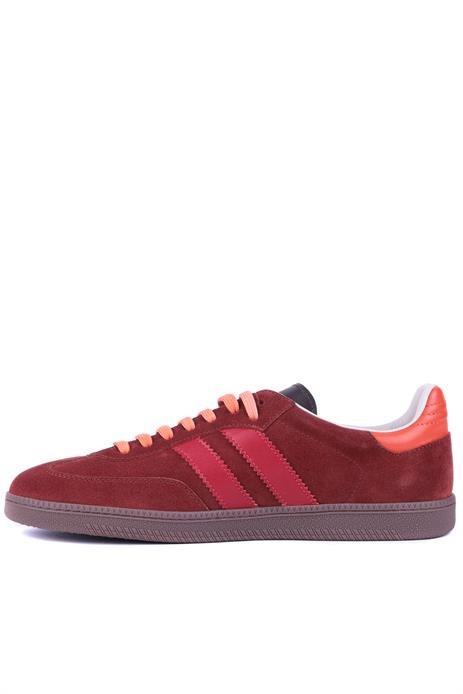 Shoetyle - Bordo Rengi Hakiki Süet Bağcıklı Erkek Sneaker 666-1077