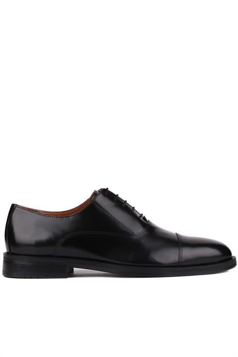 Shoetyle - Siyah Açma Deri Bağcıklı Erkek Klasik Ayakkabı 250-2030