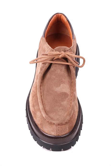 Shoetyle - Tarçın Hakiki Süet Bağcıklı Günlük Erkek Ayakkabı 115-K600 