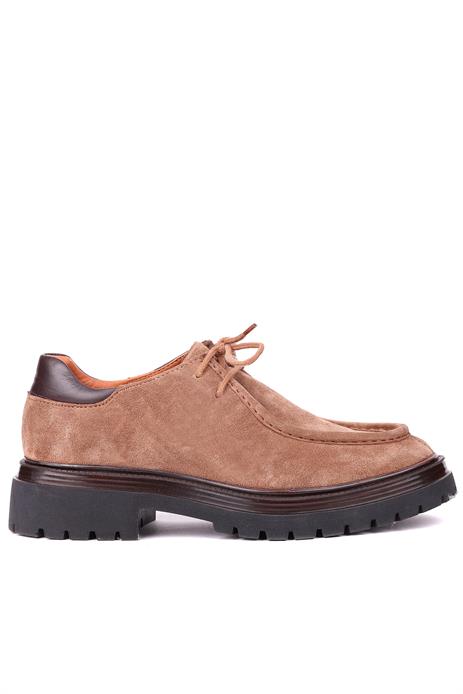 Shoetyle - Tarçın Hakiki Süet Bağcıklı Günlük Erkek Ayakkabı 115-K600 