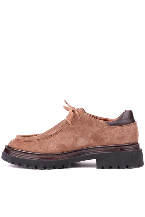 Shoetyle - Tarçın Hakiki Süet Bağcıklı Günlük Erkek Ayakkabı 115-K600 